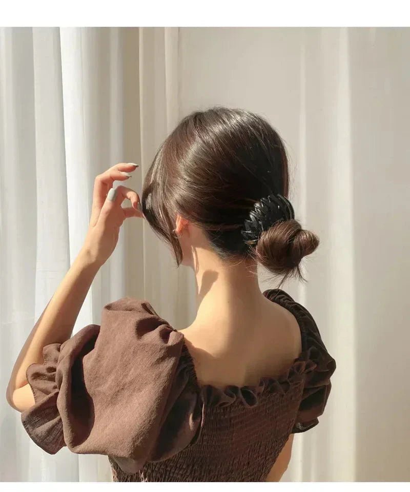 Bird Nest Shaped Ponytail Hair Clip – Magic Lazy Braider Hairpin for Women - Mugawe Store