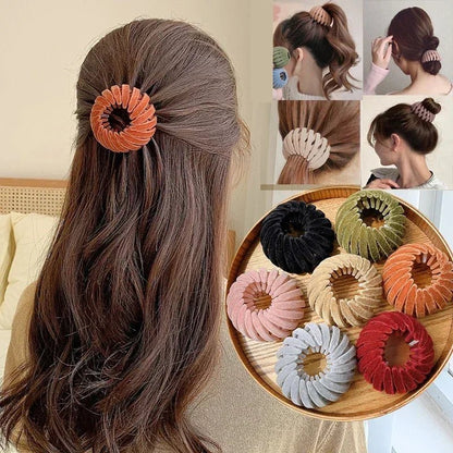 Bird Nest Shaped Ponytail Hair Clip – Magic Lazy Braider Hairpin for Women - Mugawe Store