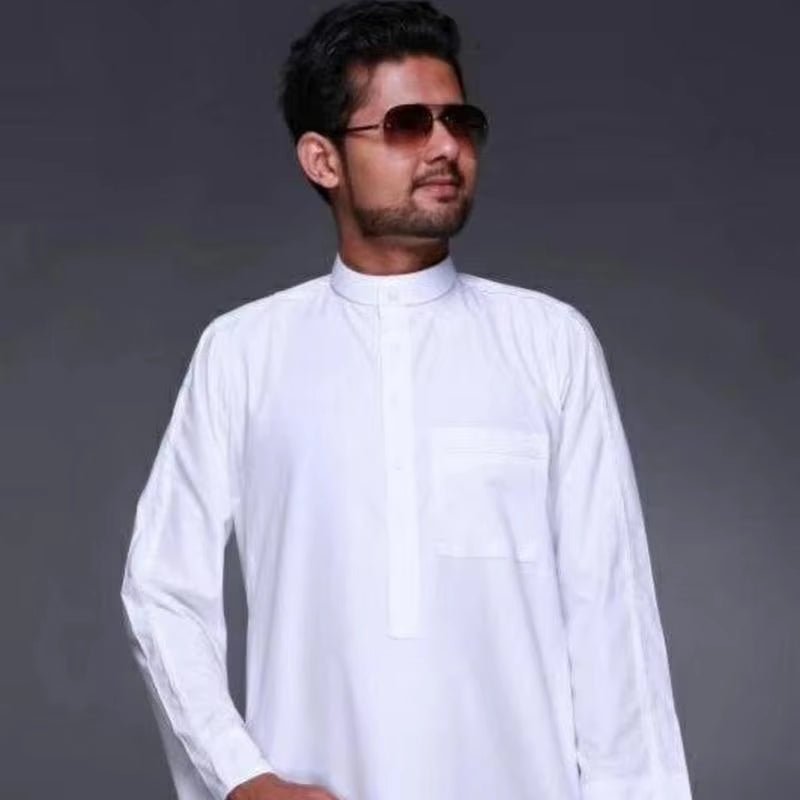 Islamic Clothing Men Length Long Sleeve Loose Muslim Men Saudi Arabia Pakistan Kurta Muslim Costumes Muslim Dress Kaftan Thobe - Mugawe Store