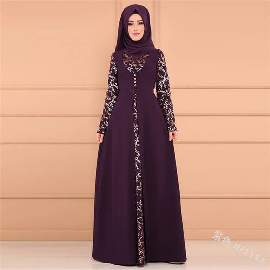 Muslim Fashion Dubai Bangladesh Turkey for Muslim Dress Women Middle East Ramadan Arab Islamic Prayer Clothing Islamic Clothing - Mugawe Store