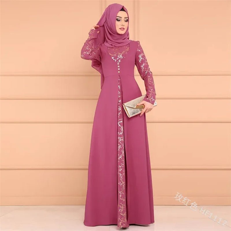 Muslim Fashion Dubai Bangladesh Turkey for Muslim Dress Women Middle East Ramadan Arab Islamic Prayer Clothing Islamic Clothing - Mugawe Store