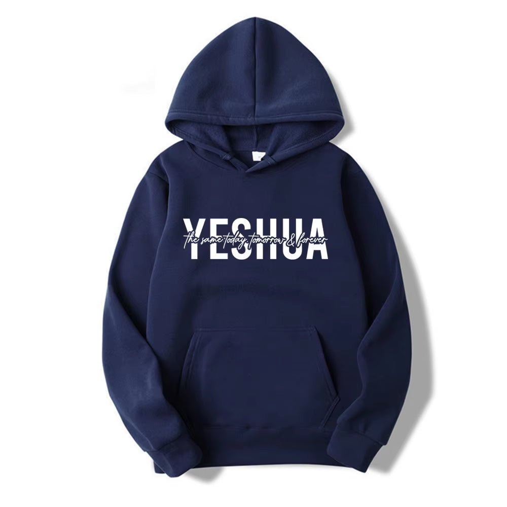 Yeshua Hoodie Christian Hooded Sweatshirt Religious Hoodies Bible Verse Pullover Women Faith Tops Christian Gifts Jesus Apparel - Mugawe Store