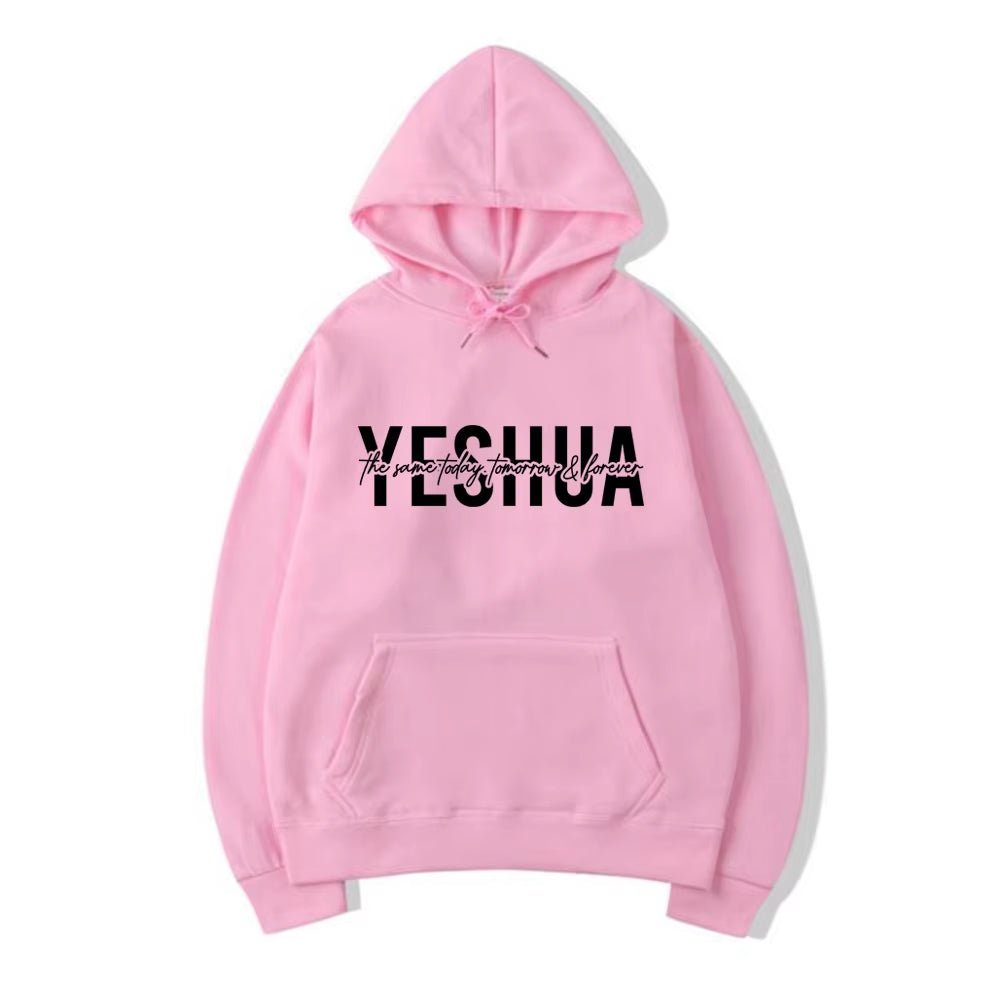 Yeshua Hoodie Christian Hooded Sweatshirt Religious Hoodies Bible Verse Pullover Women Faith Tops Christian Gifts Jesus Apparel - Mugawe Store