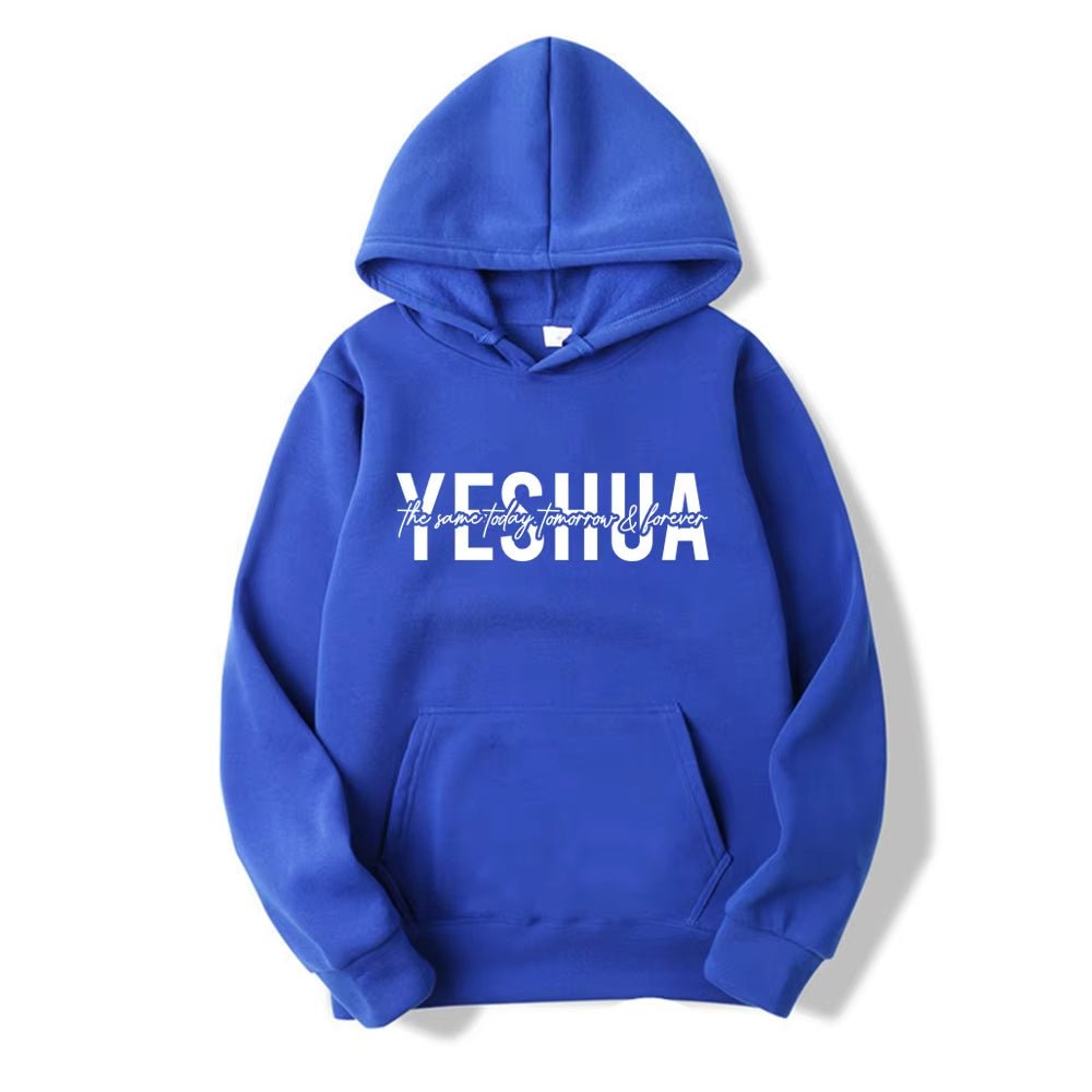 Yeshua Hoodie Christian Hooded Sweatshirt Religious Hoodies Bible Verse Pullover Women Faith Tops Christian Gifts Jesus Apparel - Mugawe Store