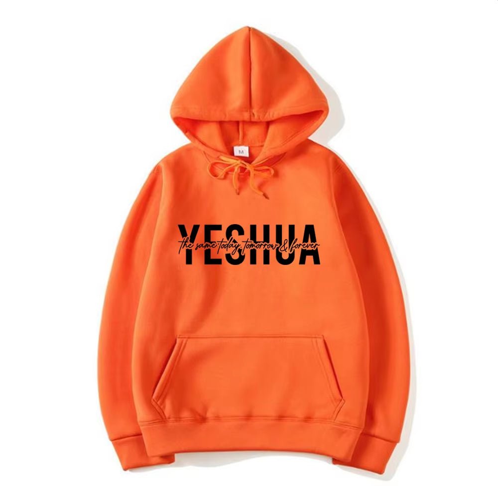 Yeshua Hoodie Christian Hooded Sweatshirt Religious Hoodies Bible Verse Pullover Women Faith Tops Christian Gifts Jesus Apparel - Mugawe Store